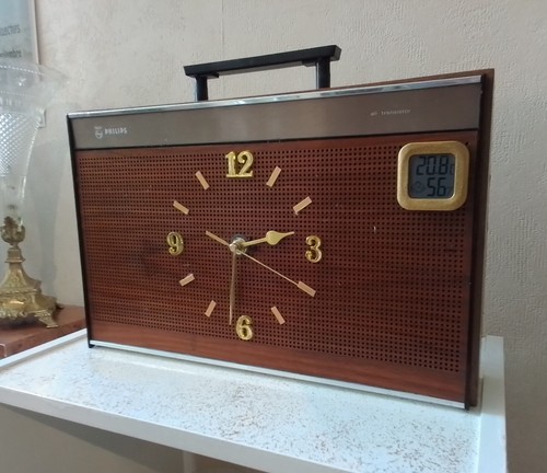 Horloge sur malette - horloge,
