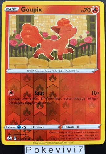 Carte pokemon goupix 017 195 - pokemon,