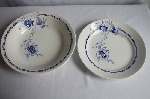 Plat rond saladier ancien - , en