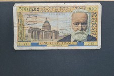 ** ?? 500 Francs 1954 * Victor Hugo * Série U.42 *  B/G * BANQUE DE FRANCE **