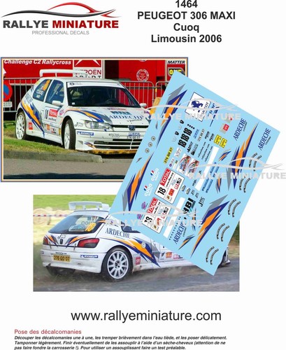 Decals ref 1464 peugeot - 1464,