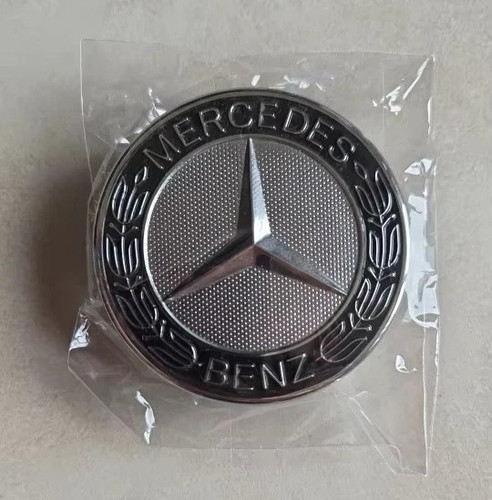 Logo capot mercedes benz noir - logo,