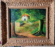 TABLEAU HST superbe signé ( F. DOMENECHC )