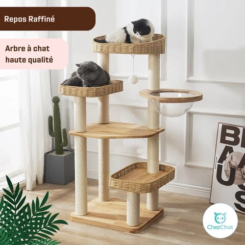 Arbre chat robuste - arbre, bois