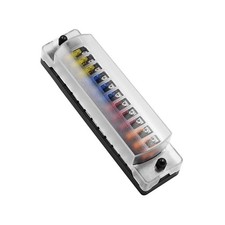 1PC 12 pc Fuse Box Box Panneau support de fusible avec couvercle de protection