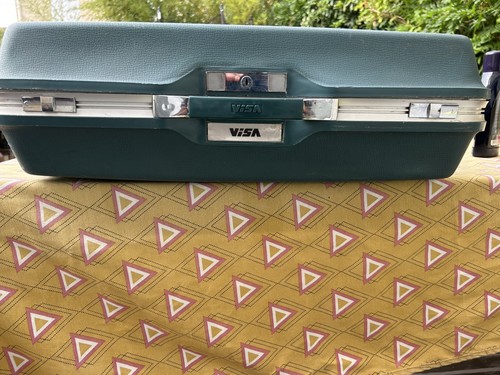 Valise visa coque - valise, verte