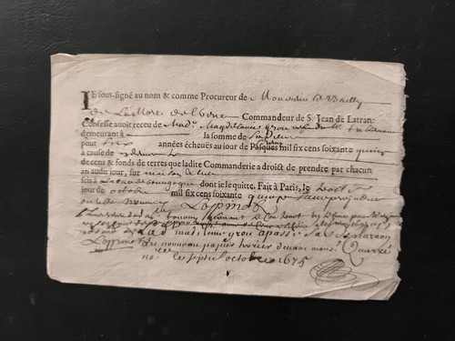 1675 ordre malte - ordre, de