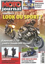 MOTO JOURNAL N°1755 KAWA Z750 VS 600 HORNET / GUZZI BELLAGIO / BMW G650 Xmoto