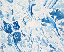 Henri Cueco huile sur toile