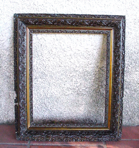 Cadre bois moulure pâte - cadre, x