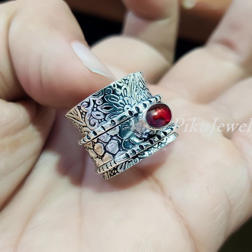 Bague toupie argent - bague,