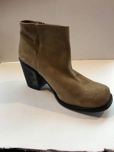 Office tan ankle bootie - office, bootie.