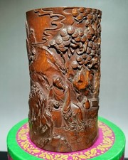 4 "Chine vieux buis sculpté