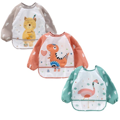 3pcs bavoirs manches - 3pcs, longues