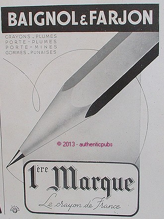 Publicite baignol farjon - publicite, &