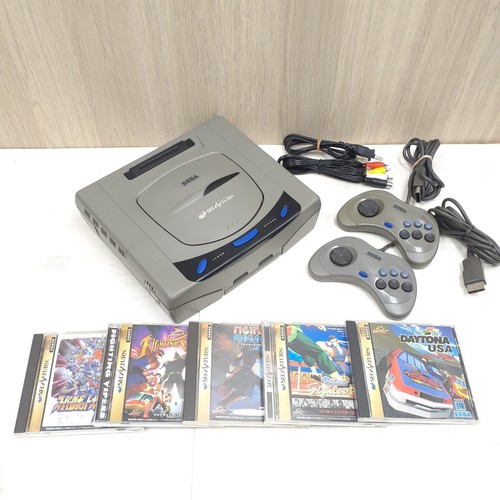 Console sega saturn japan gray - console,