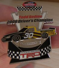 PIN'S COURSE USA NASCAR TRD TOYOTA TRUCK SERIES CRAFTSMAN TODD BODINE EGF MFS