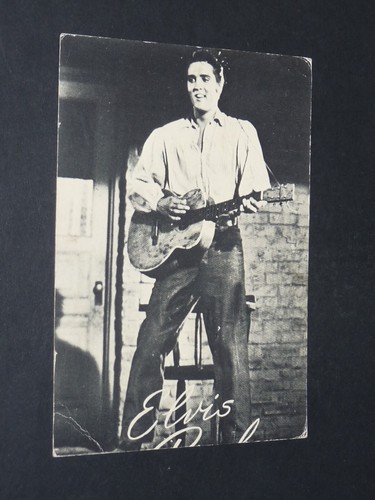 Cpa carte postale elvis - postale,