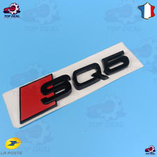 Logo Emblème SQ5 arrière coffre Noir Brillant 145x38 MM pour Audi Q5 SQ5