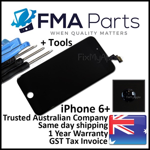 Iphone plus oem verre noir - plus,