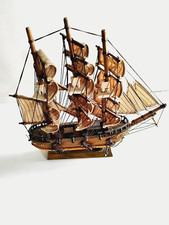 BATEAU ANCIEN 3 MATS 20X20X CM POIDS 120 GR  ANNEE 1970 