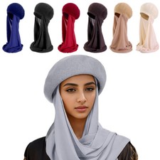 Châle béret femme avec