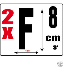 lot 2 lettres [F] Sticker