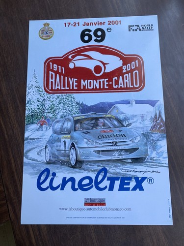 Affiche originale 69eme rallye - affiche,