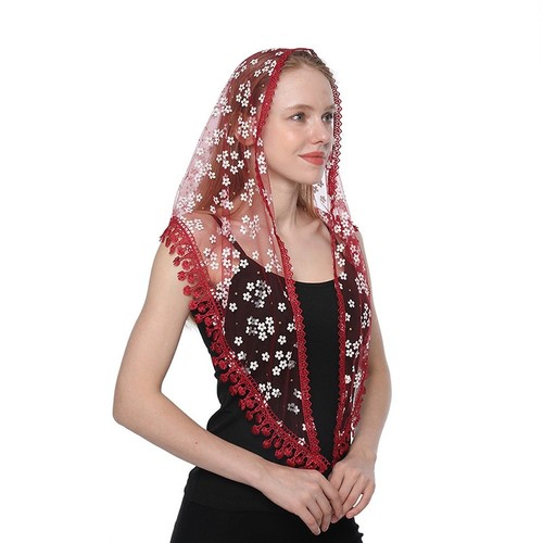 Foulard triangle style coréen