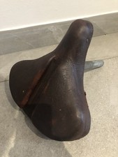 Ancienne Selle Velo En Cuir