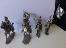 figurines MHSP étain 4 cavaliers