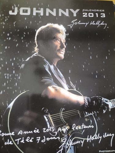 Johnny hallyday calendrier - johnny,