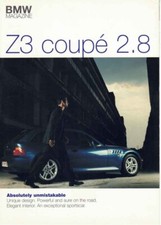 Catalogue Brochure BMW Z3 2.8