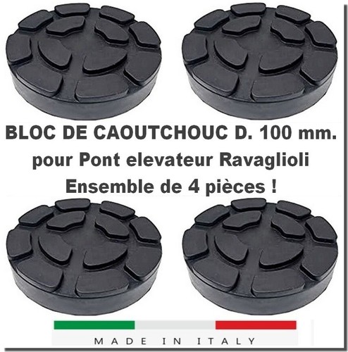 4xbloc caoutchouc 100 mm - 4xbloc,