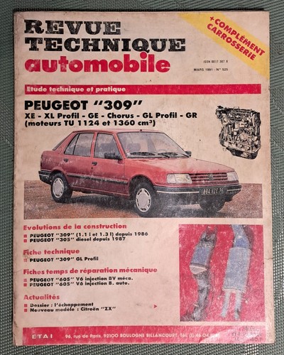 Rta 525 peugeot - n°, 309
