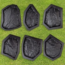 6 pcs Flagstone Molds ABS 2mm