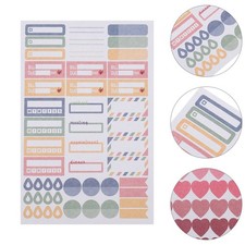  20 Sheets Gommettes Livre Autocollants De Journal Pour Adultes Bricolage