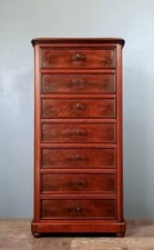 coffre fort  dissimulé dans un secrétaire semainier époque Napoléon III