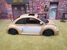 VW new beetle 1999 1/18 AutoArt modified rat rod conversion Volkswagen custom