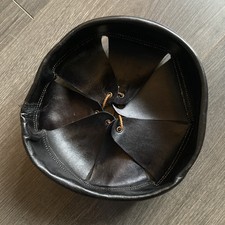 Reproduction Coiffe 2ème Type T58 Noire Casque Adrian Ww1 1914 1918 Militaria