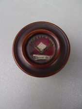 Ancien Reliquaire Saint  Vincent de Paul boite en bois de Buis Paperoles