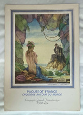 VIEUX PAPIER MENU CIE GENERALE