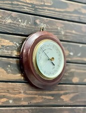 Ancien baromètre marine allemand rétro minimaliste scène instrument météo Sundo