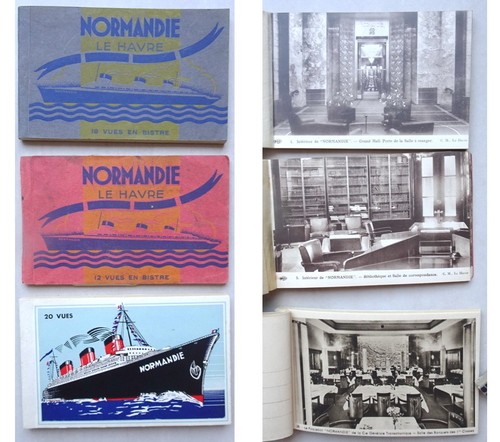 Paquebot normandie carnets - paquebot,