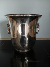 seau à champagne en métal argenté orfèvre St Medard années  30/40