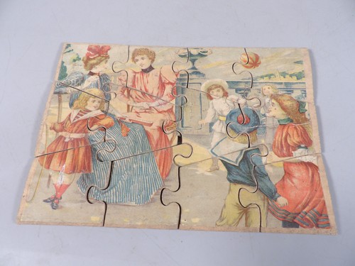 Ancien puzzle papier sur - ancien,