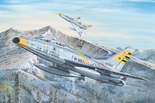 Trumpeter 100f super - trumpeter, 1/32