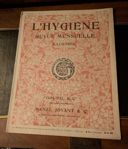 Art nouveau revue hygiène - revue, l'hygiène