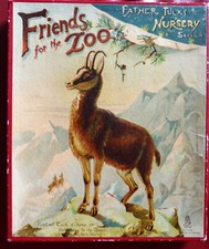 Friends for the Zoo - Boite de 4 puzzles anciens (Raphael Tuck & Sons début XXe)