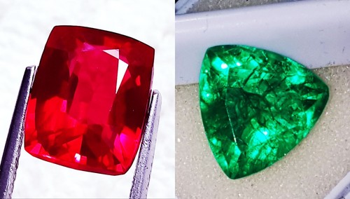 Naturel émeraude rubis 8 - naturel, À